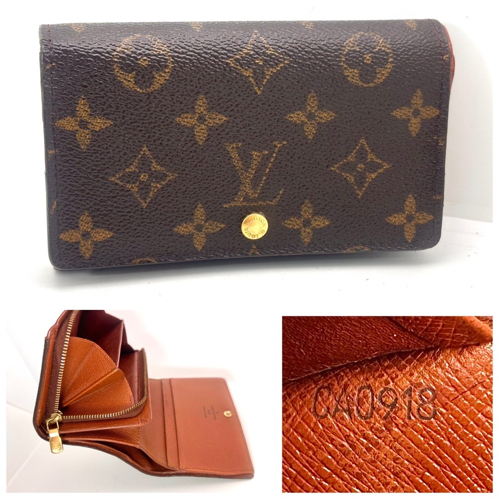 Very good condition authentic Louis Vuitton  Monogram Tresor Wallet CA0918